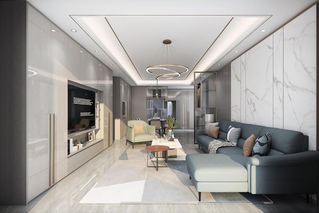 现在装电视柜的效果图,一整面墙电视柜效果图