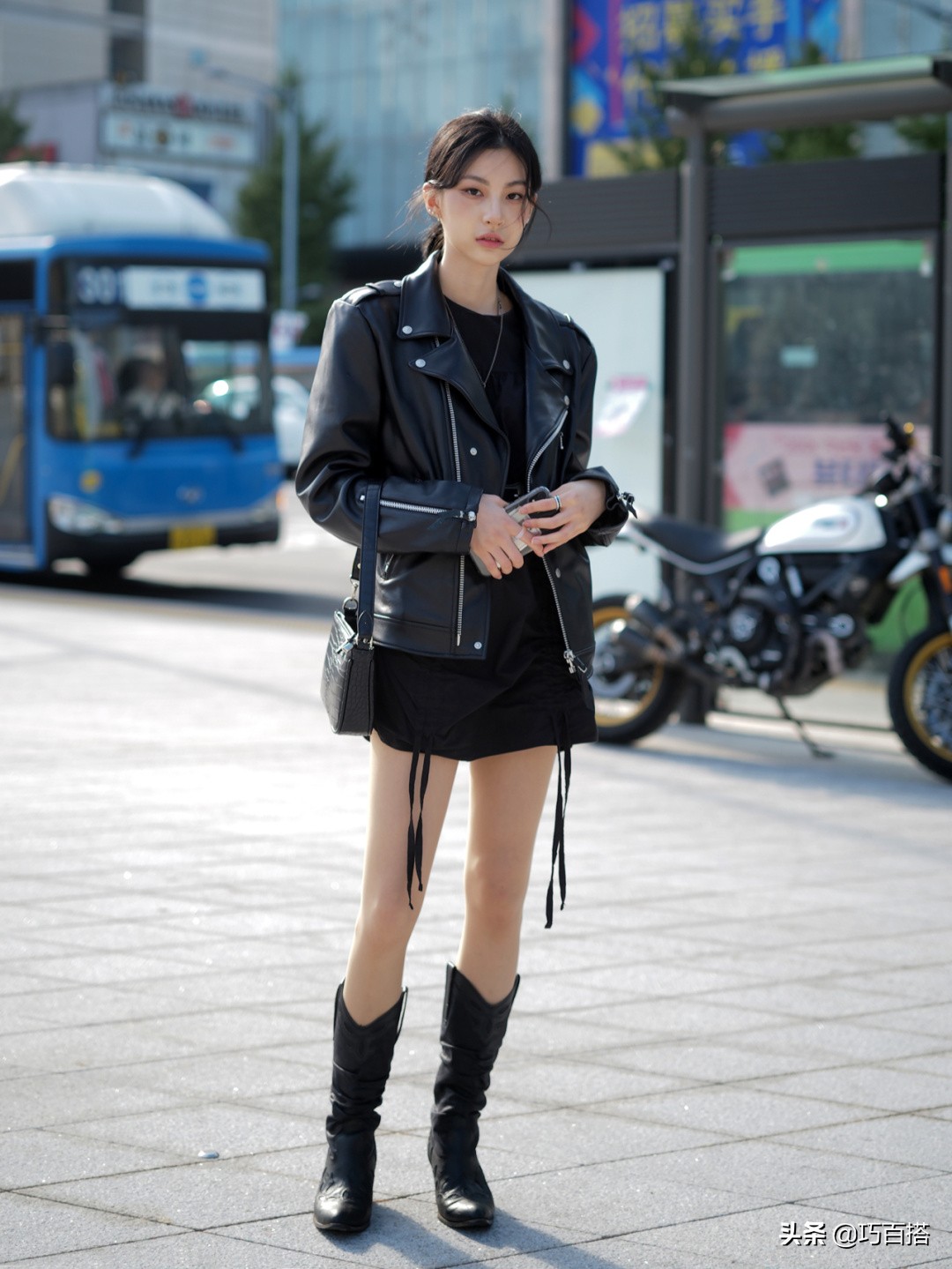 跟着韩国爱豆学穿搭,韩系穿搭厚外套