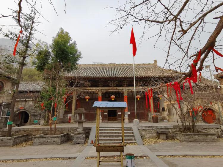 绝壁大梯白云寺,徒步白云寺