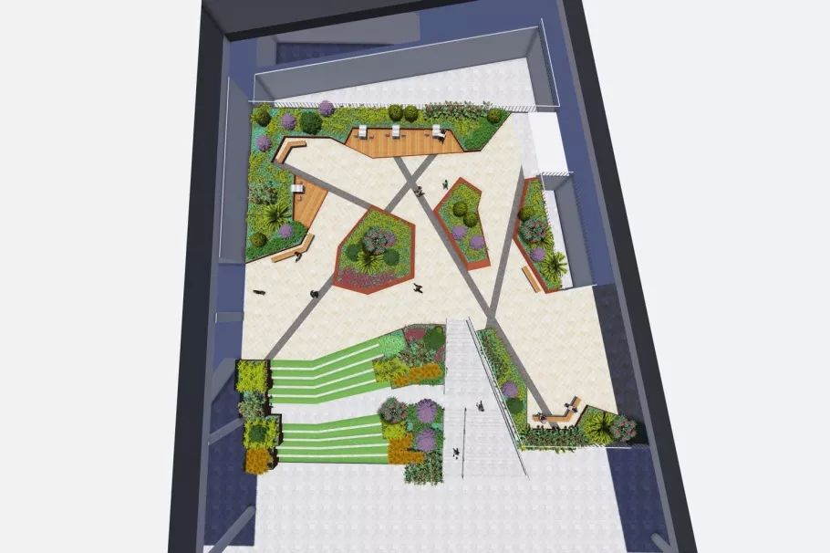 大学校园绿化设计,现代校园绿化规划设计