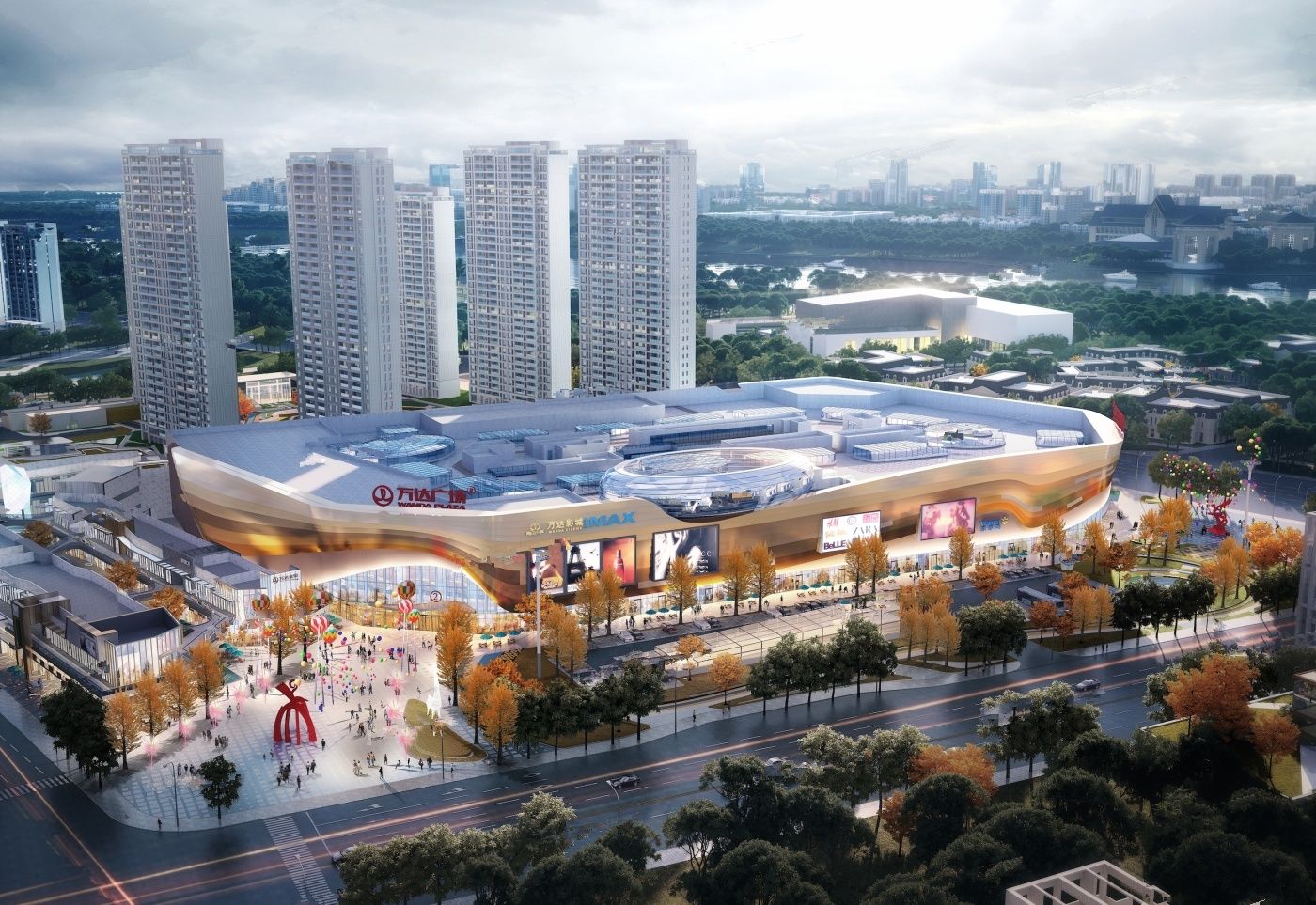 台州城市主题馆展厅创意服务,台州玉环万达广场