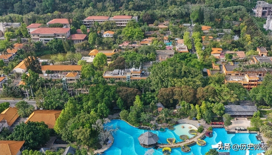 84年*小平邓**南下视察来到港商建的宾馆，满意地说：开放搞对头了