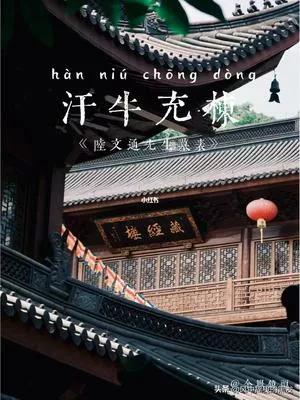 一天学一个成语怎么说,成语大全汗牛充栋