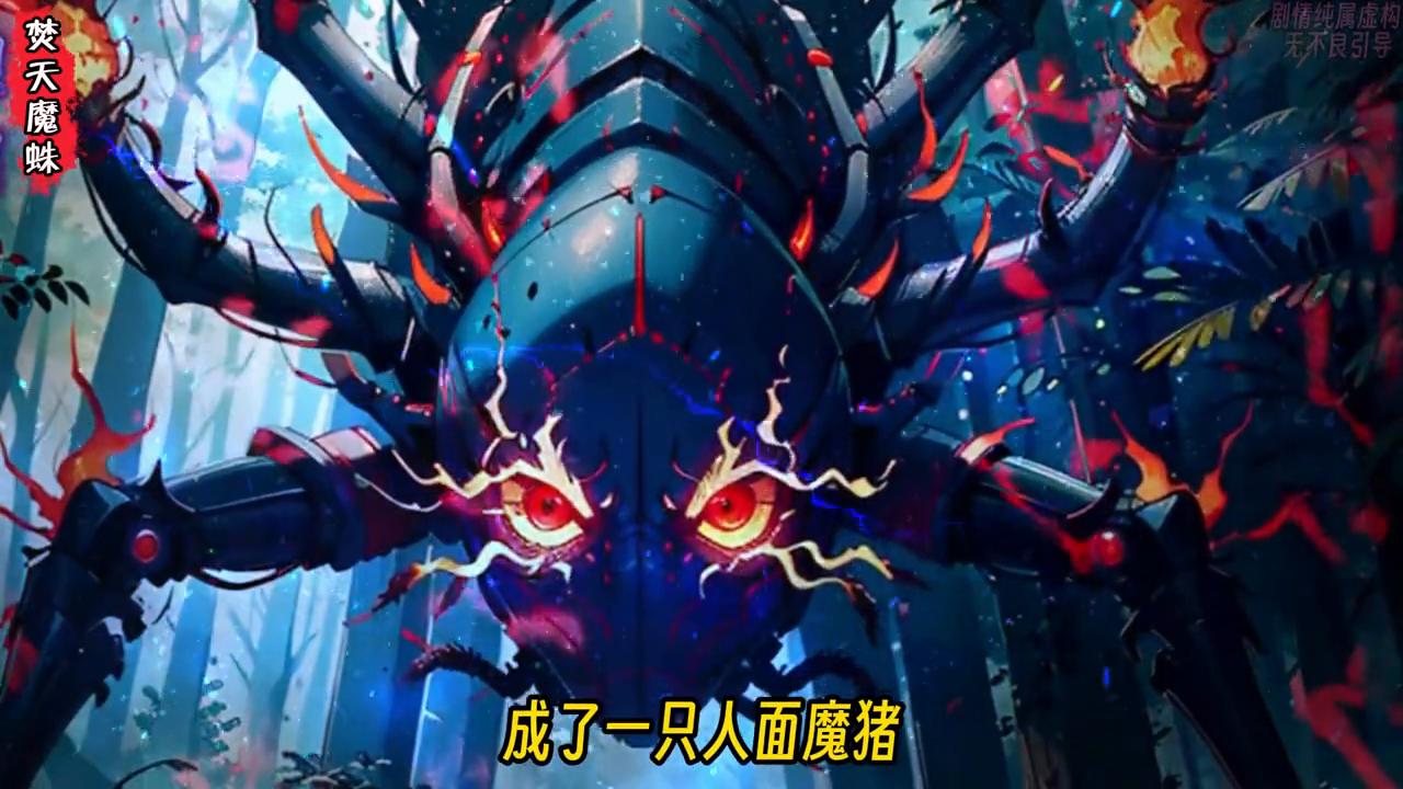 《焚天魔蛛》意外觉醒多子多福系统，只要一直繁衍