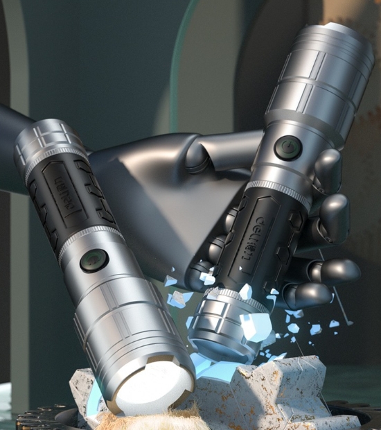 得力强光手电筒好不好用,得力手电筒怎么充电