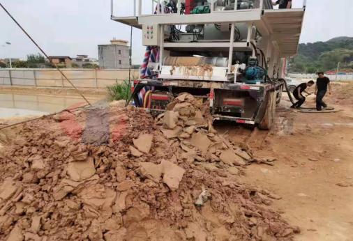 滨州顶管作业泥浆净化装置,工地打桩泥浆干化设备