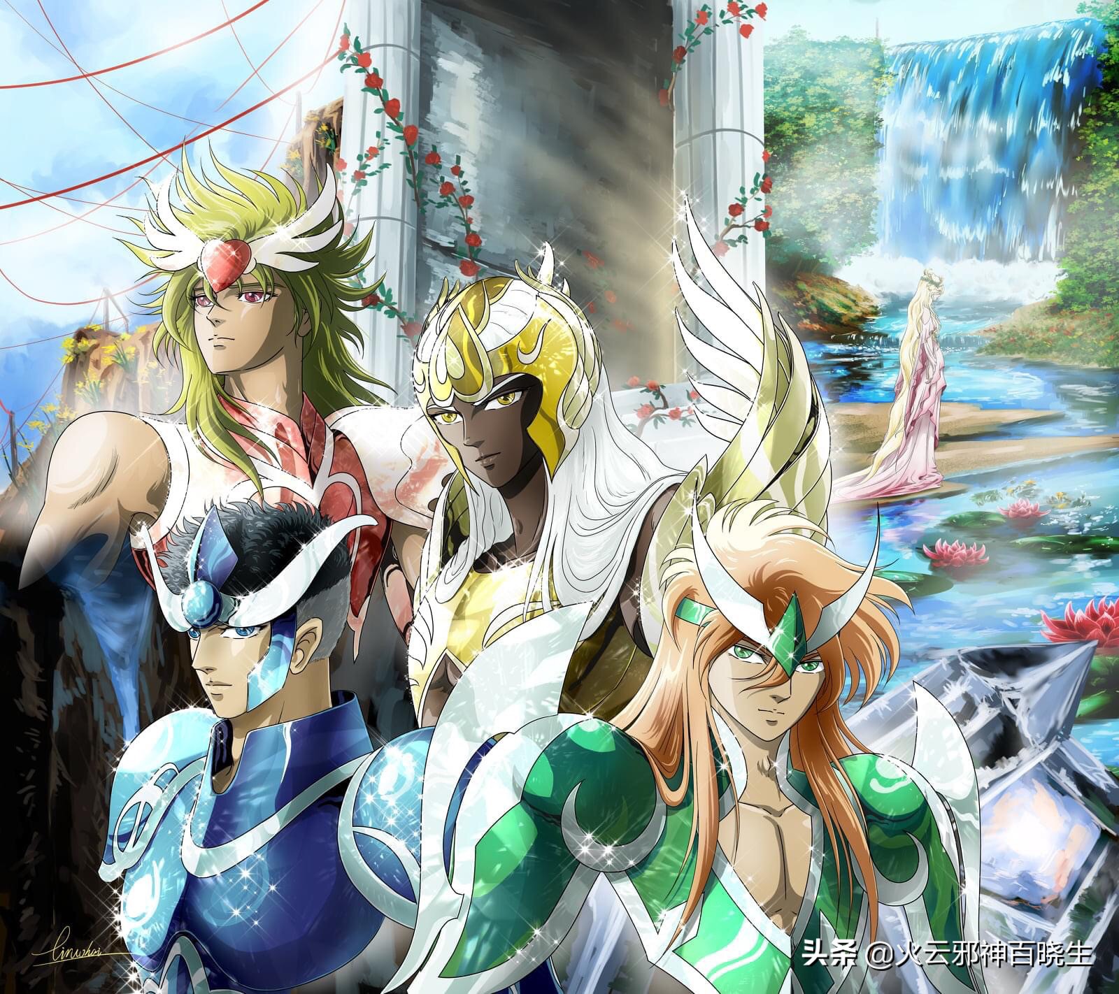 黄金圣斗士的同人画师,圣斗士同人绘画