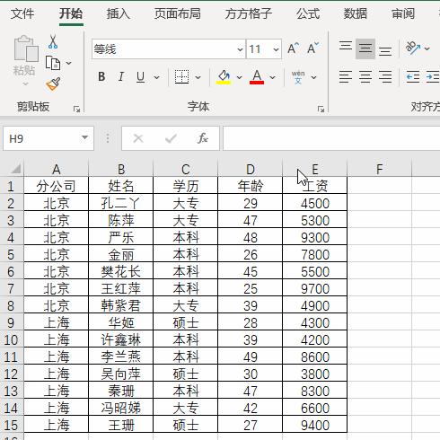 如何拆分表格内容为两列,如何拆分表格单元格