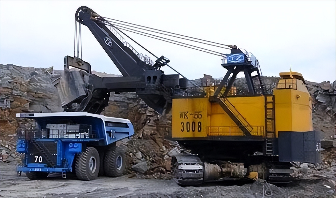 一口“吞”135吨矿石，纯国产制造WK-75掘土机，技术远超其他国家