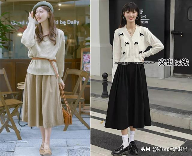 适合小个子显瘦又好看秋冬长裙,半身裙长裙显瘦推荐