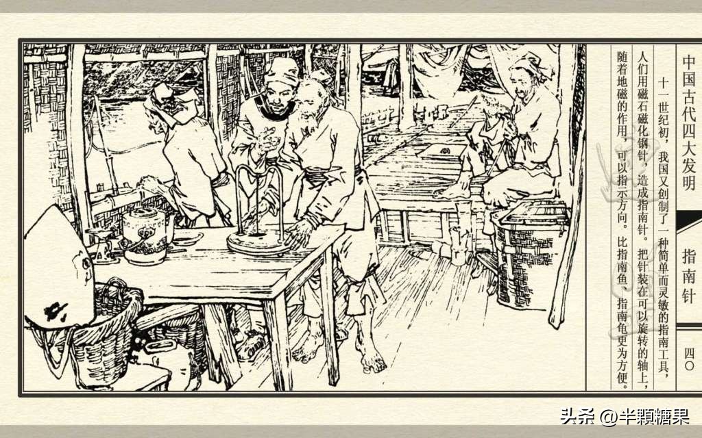 中国古代指南针简介,中国古代四大发明指南针选作