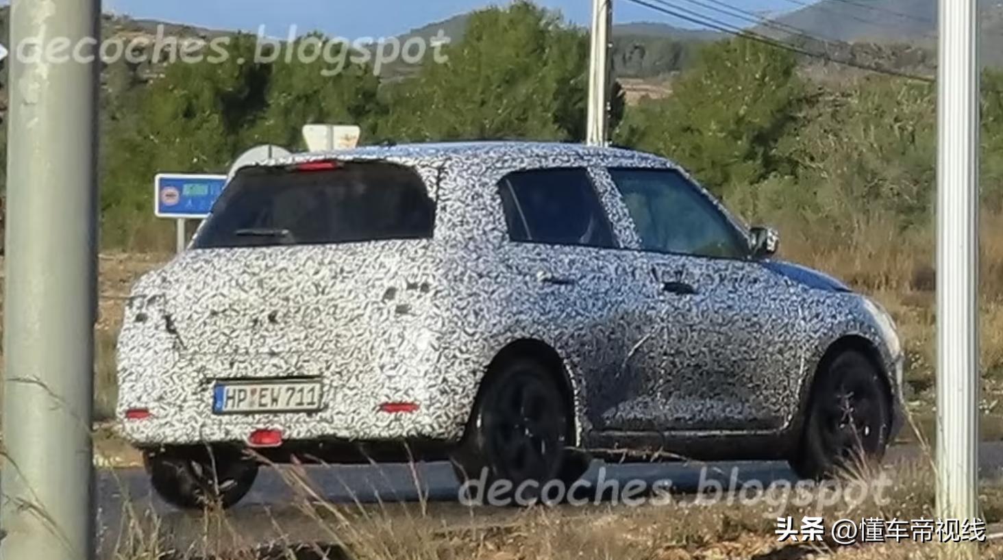 新车|“雨燕”接班人,可选1.4T轻混动力,曝全新铃木速翼特谍照