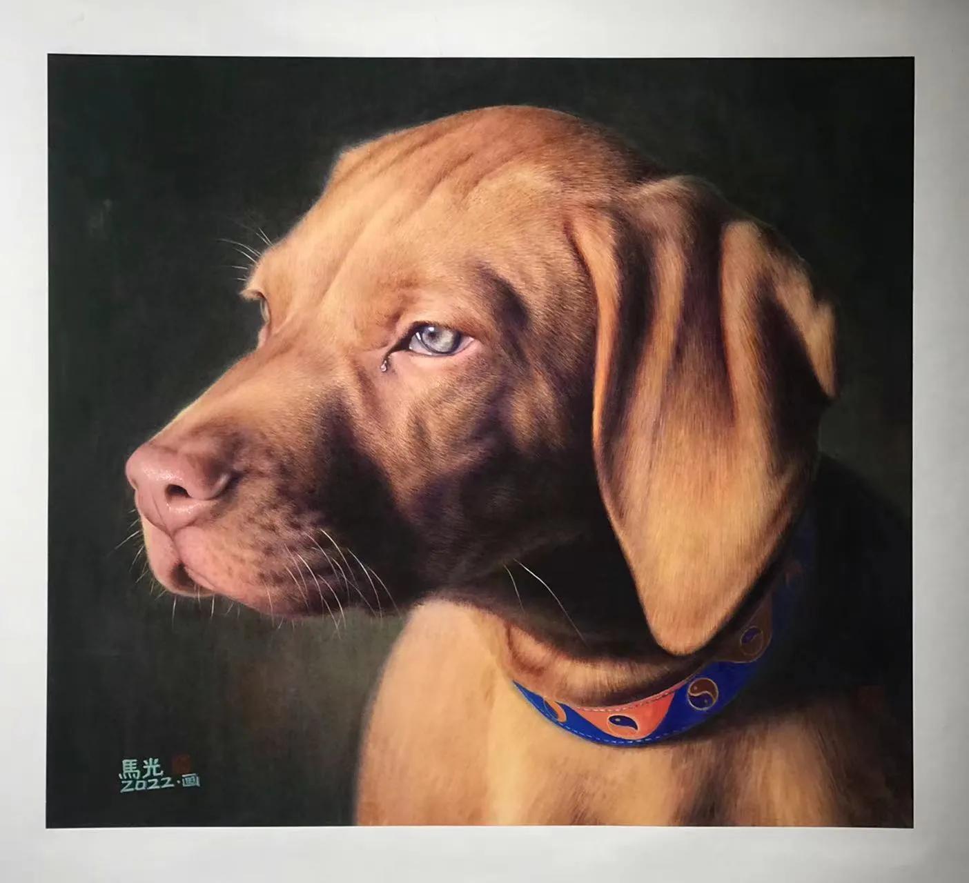 画狗名家马光,马西光人物国画