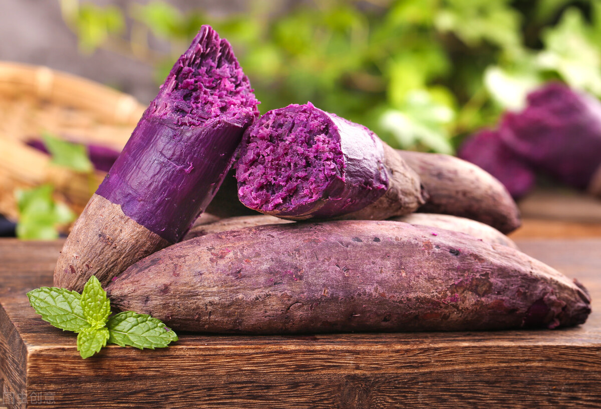 紫薯大米粥为什么是蓝色的汤,紫薯粥为什么加了白醋还是蓝色