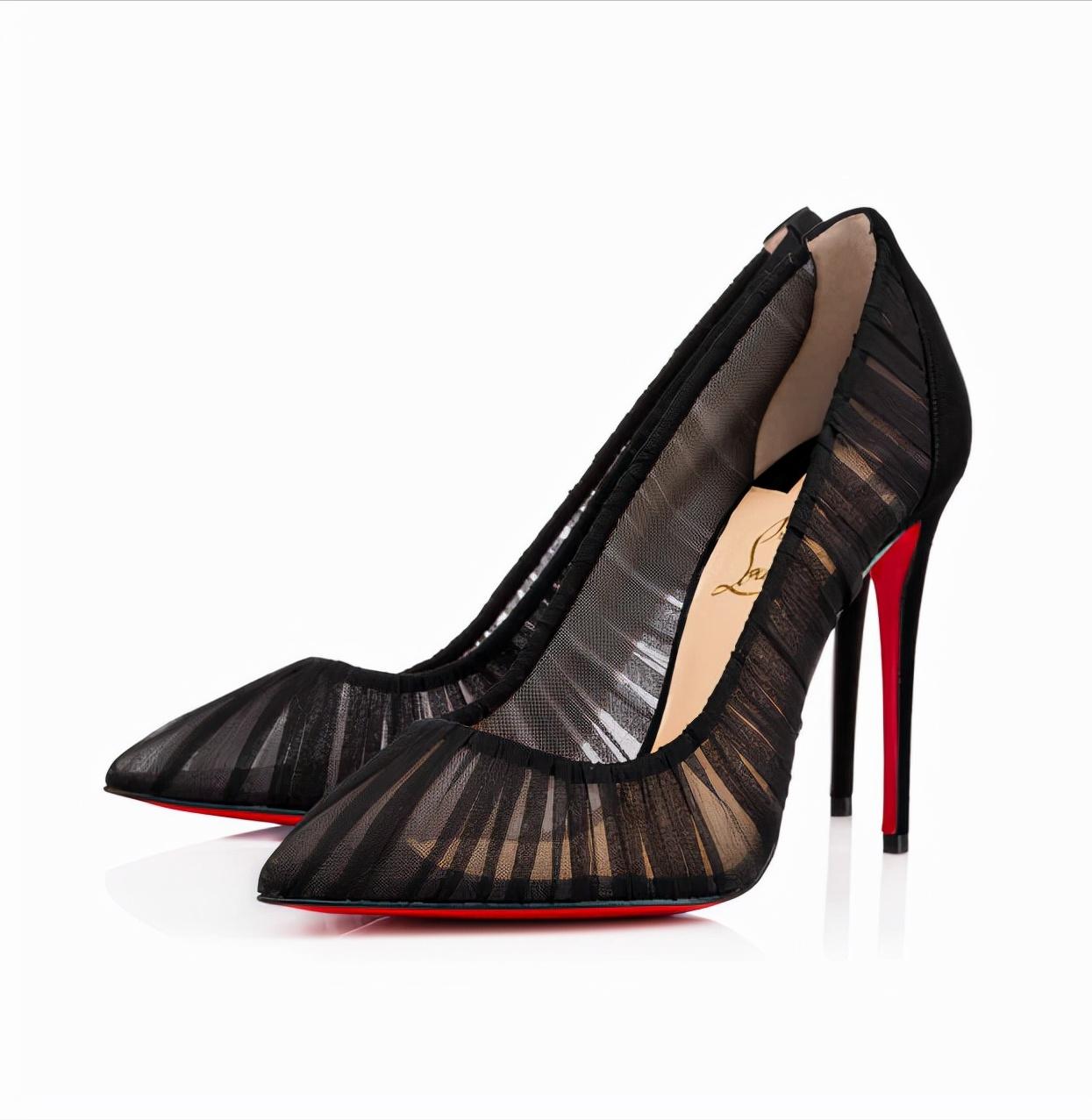 christian louboutin绒面高跟鞋 (christian louboutin芭蕾高跟鞋)