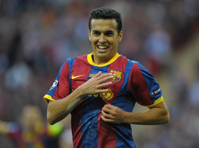 佩德罗获得过几次西班牙联赛冠军,足坛十大神锋之佩德罗