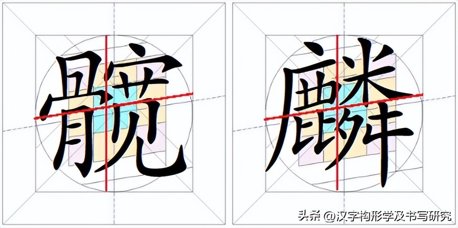 楷书规范字速成的技巧,楷书常见字结构逐字精讲一至九