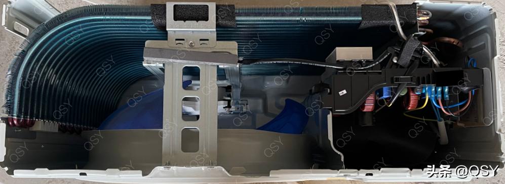 拆华蒜空调BpR3HSQK15,B11.5匹一级和奥克斯配置相同但价格更低