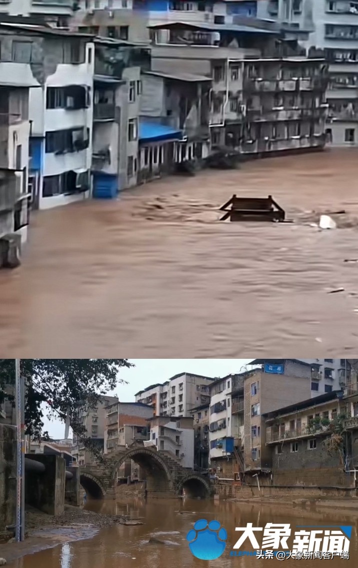万州洪水真实视频,万州暴雨致山洪