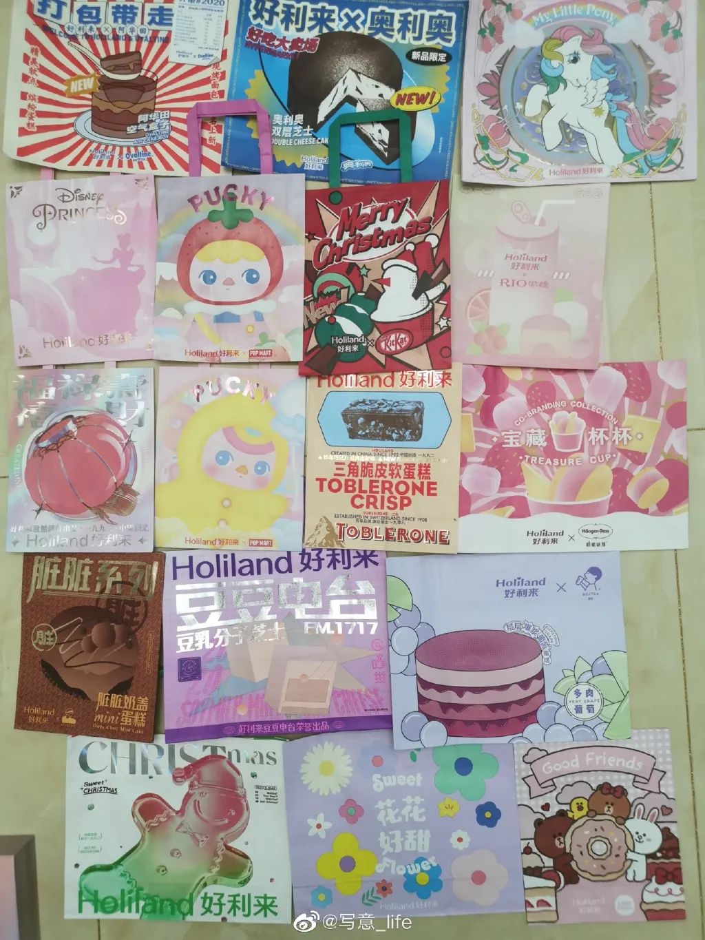 好利来蒲公英空气巧克力纸袋,纸袋创意设计概念设计