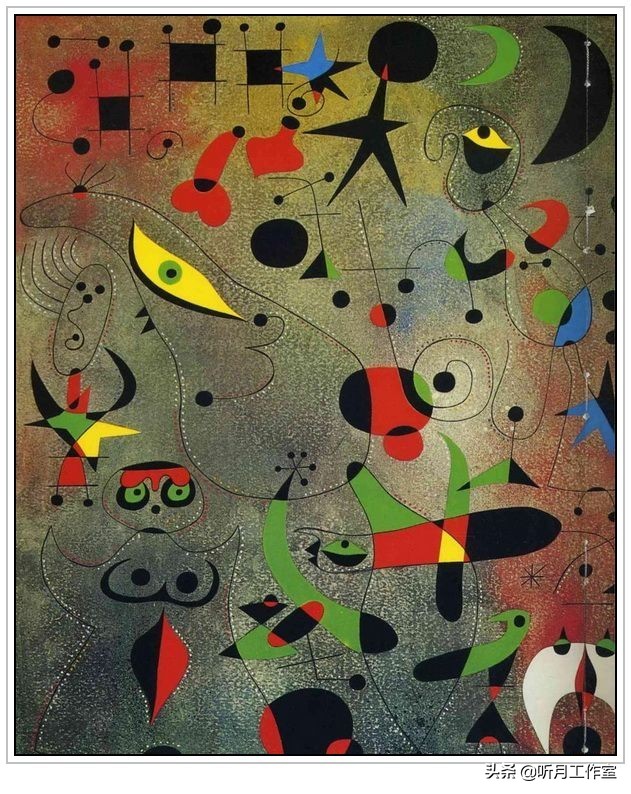 西班牙画家胡安米罗画,西班牙画家名画欣赏