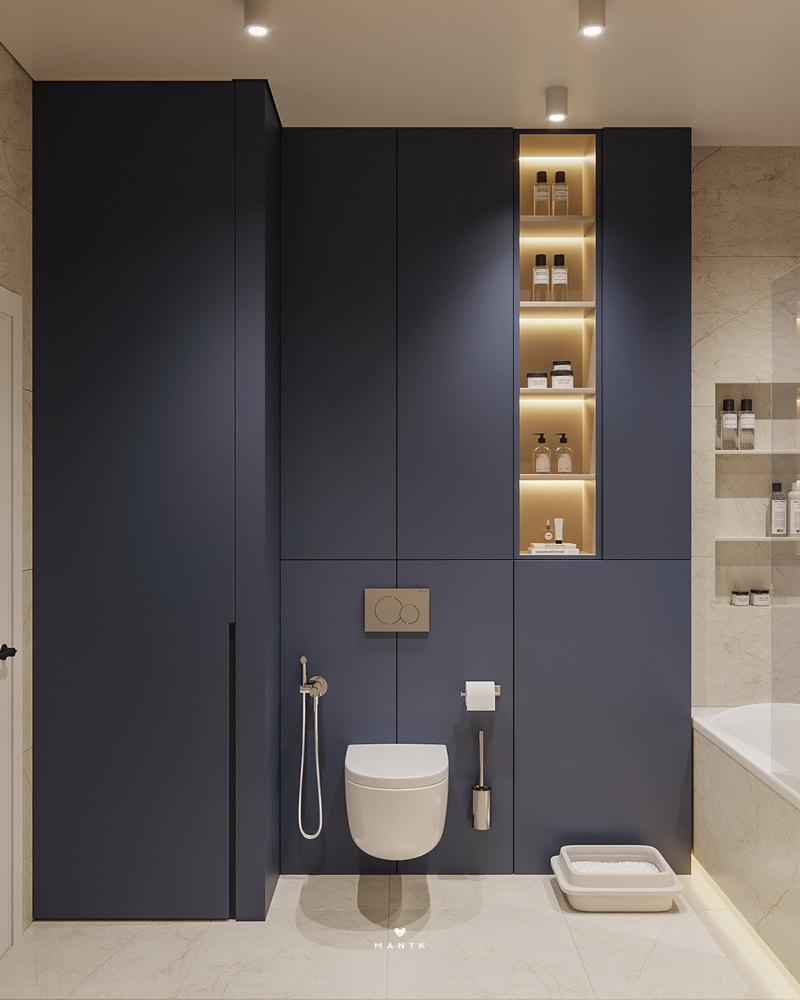 浴室设计现代轻奢风品质生活必备,有意识和极简主义的浴室设计