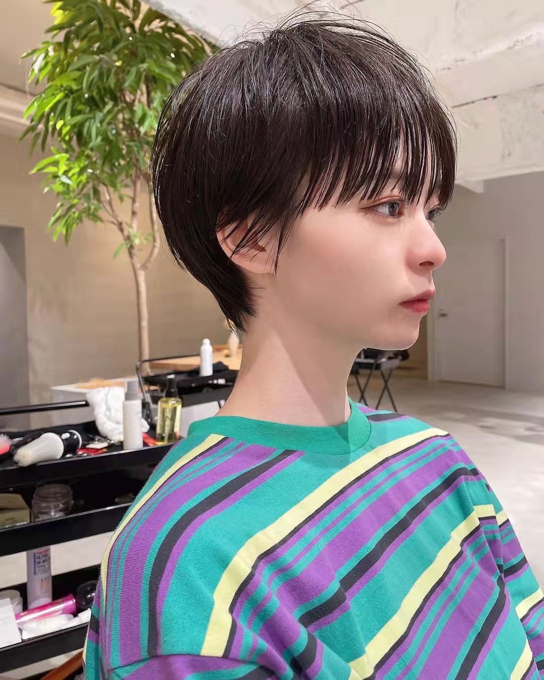 圆脸适合的精灵短发,减龄短发圆脸参考