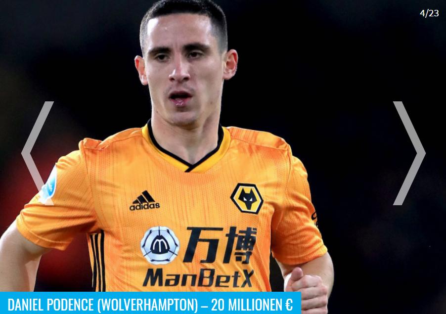 德转更新巴西球员身价榜,门德斯身价排行