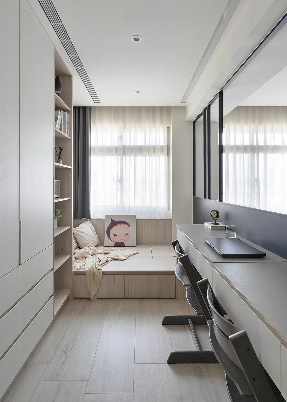 老房子全屋翻新简约风格,76平轻奢旧房翻新