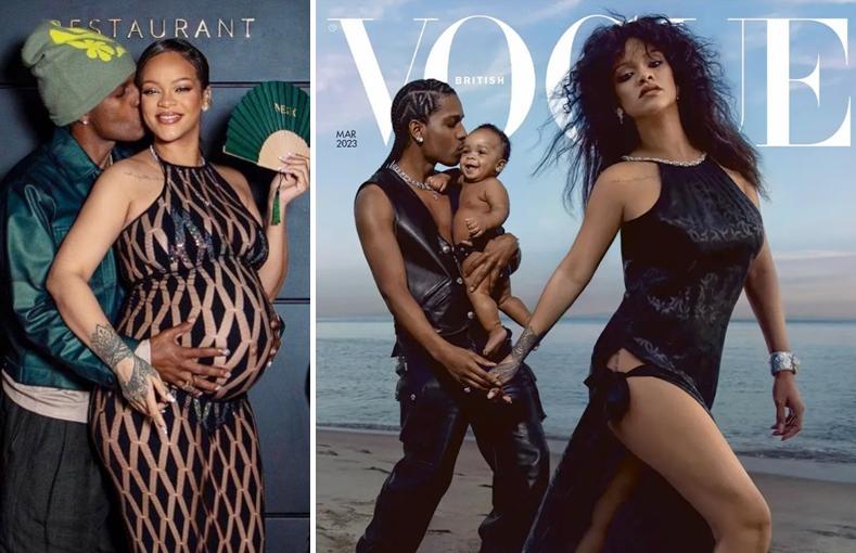 蕾哈娜怀孕出街,蕾哈娜晒出孕照海边