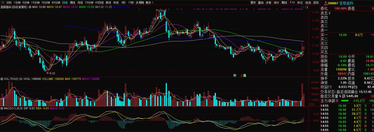 先正达成员、水稻种子之荃银高科（300087）