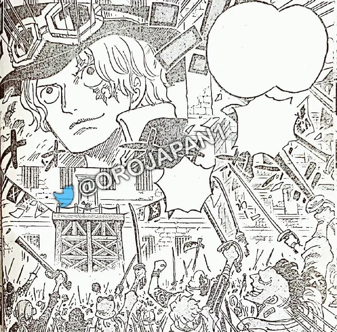 海贼王1054话：萨博救出暴君熊，绿牛被赤犬责骂，黑马登场