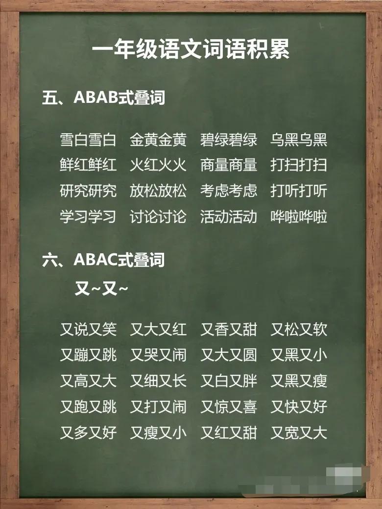 一年级干货,干货类知识梳理和归纳