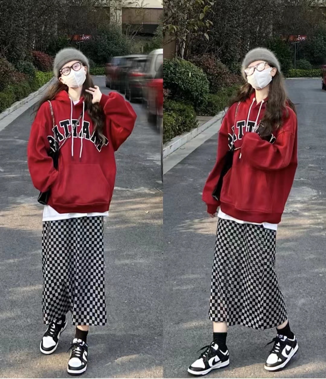 宽松版卫衣搭直筒宽松休闲裤,宽松卫衣怎么搭配裙子才好看