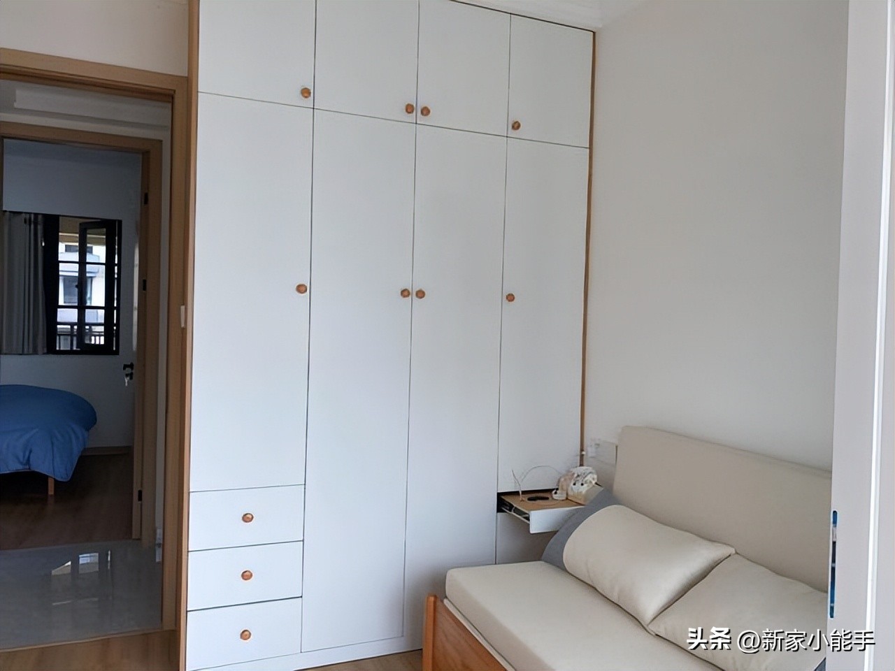 套内56平小户型装修原木风,70平米小户型原木设计