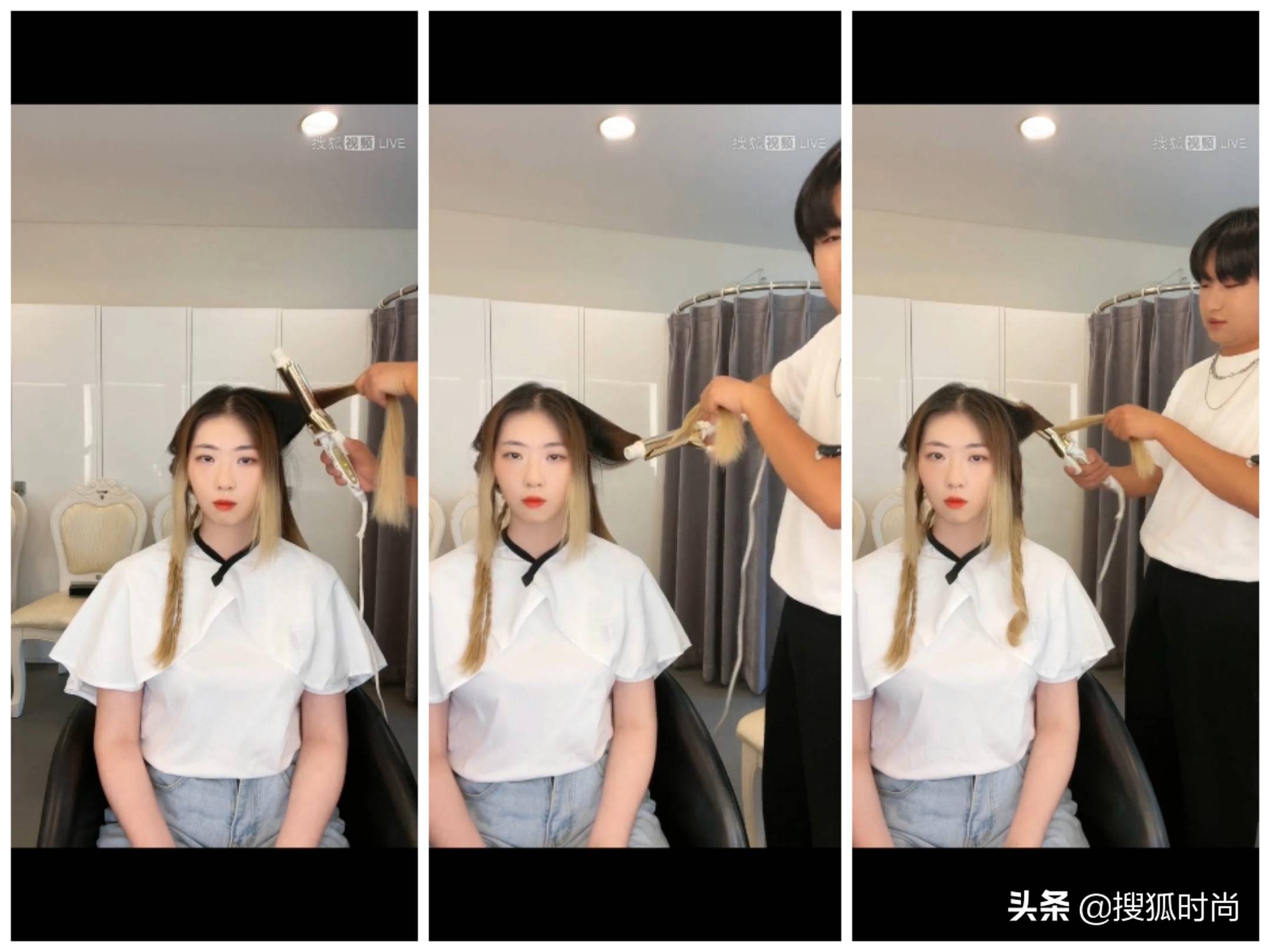 明星发型教程视频简单,简单易上手的夏日清爽发型