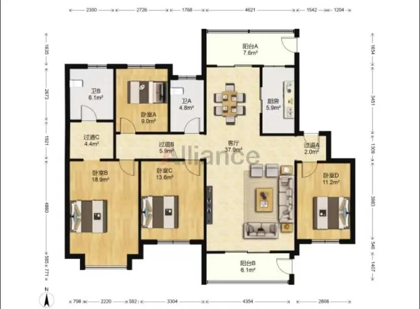 曲江中海凯旋门110平,聊聊曲江小区