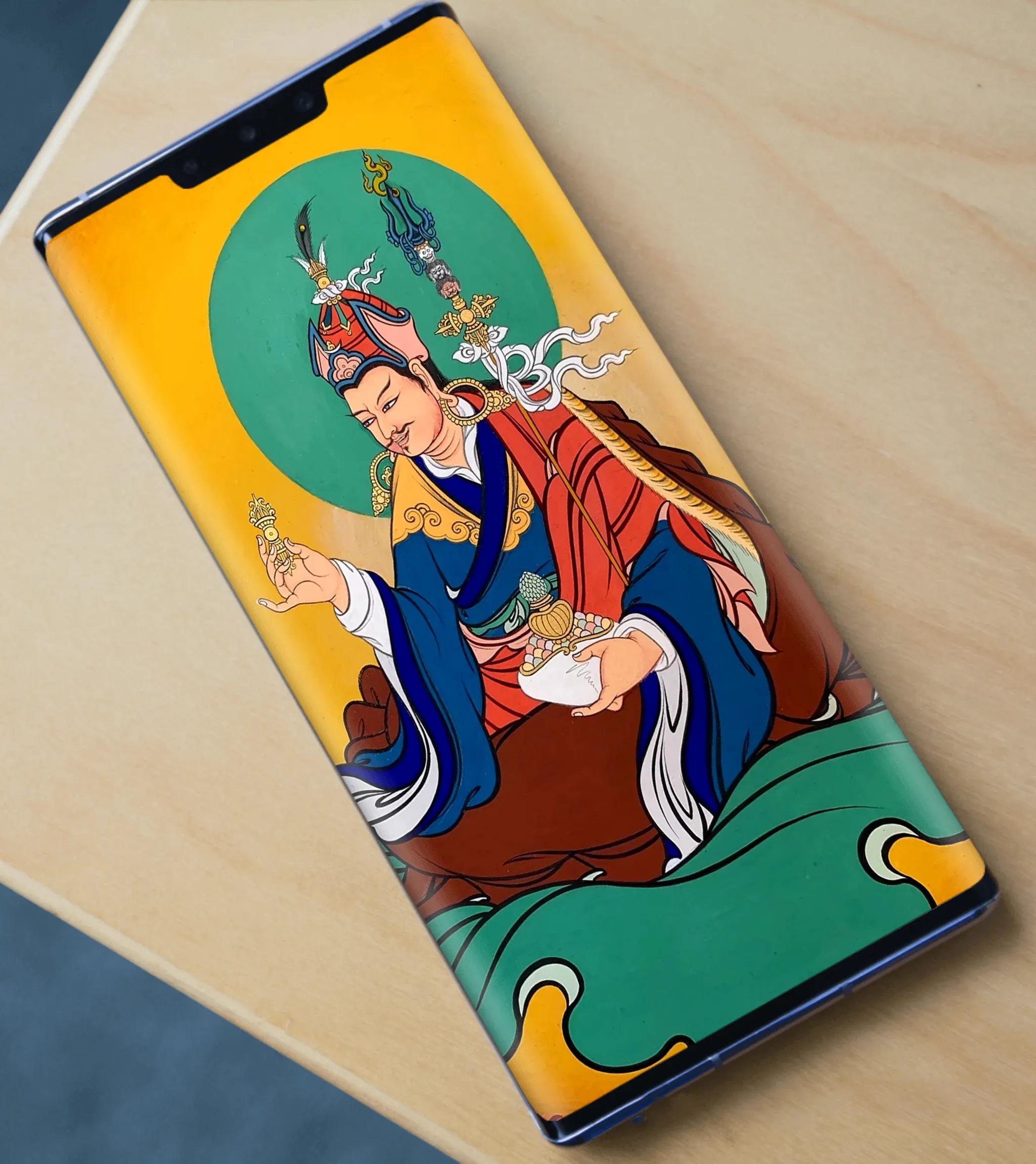 准提佛母唐卡高清壁纸,阿弥陀佛唐卡超清壁纸