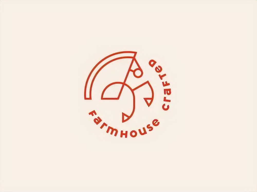 马设计logo中国风元素,马标志设计