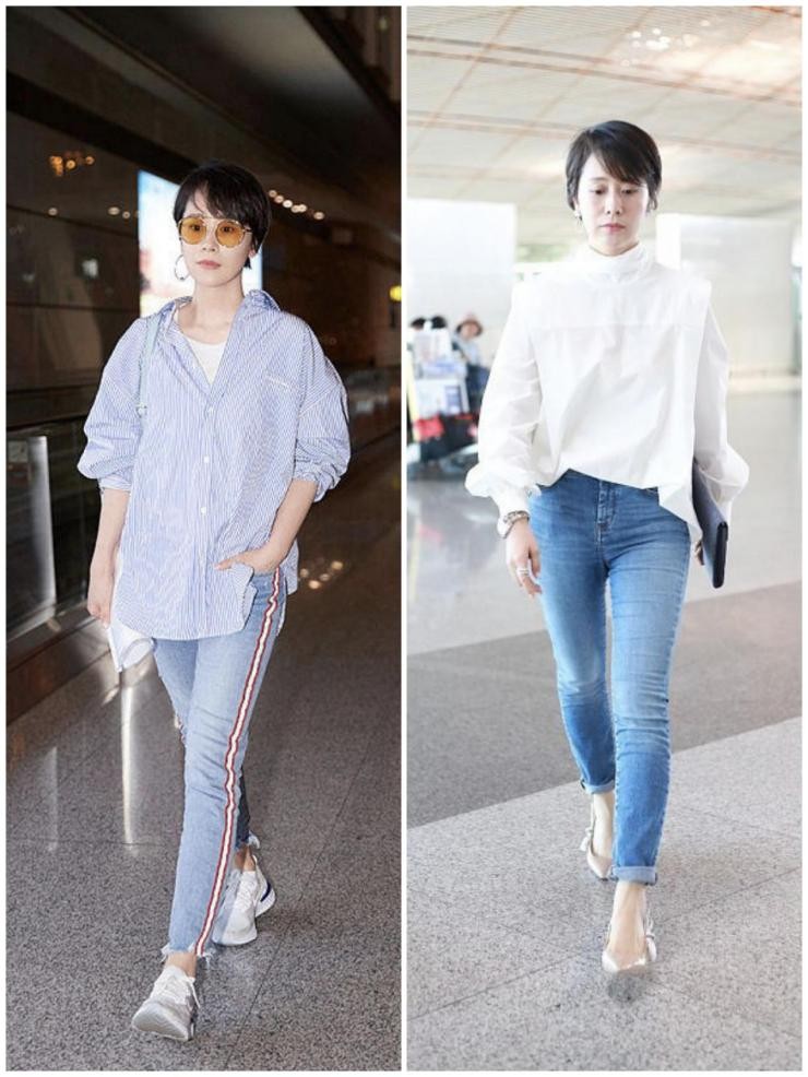 海清发型衣服搭配,海清的着装风格