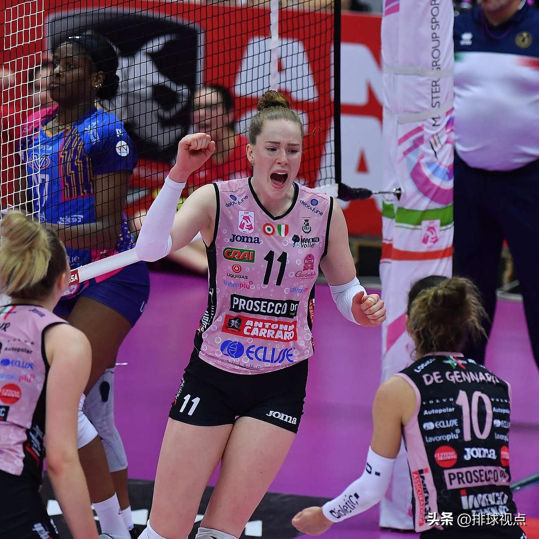 意甲五连冠,意甲科内利亚诺女排豪取九连胜