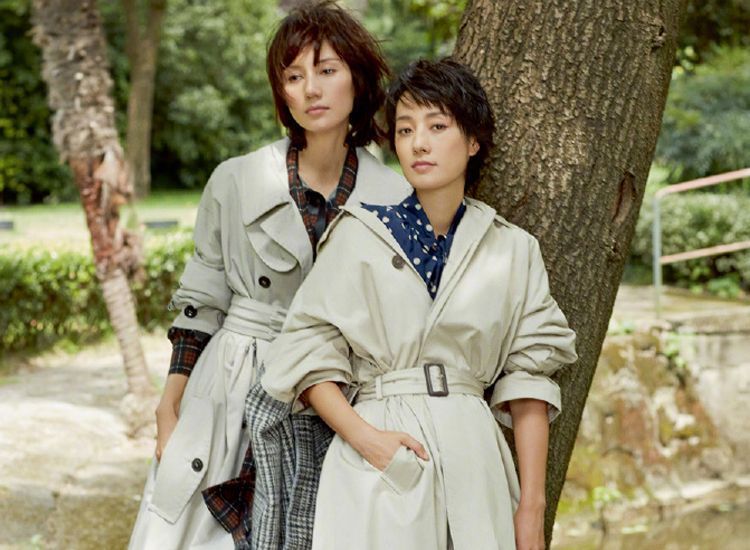 马伊琍袁泉穿出高级感,马伊琍袁泉同框红色衣服