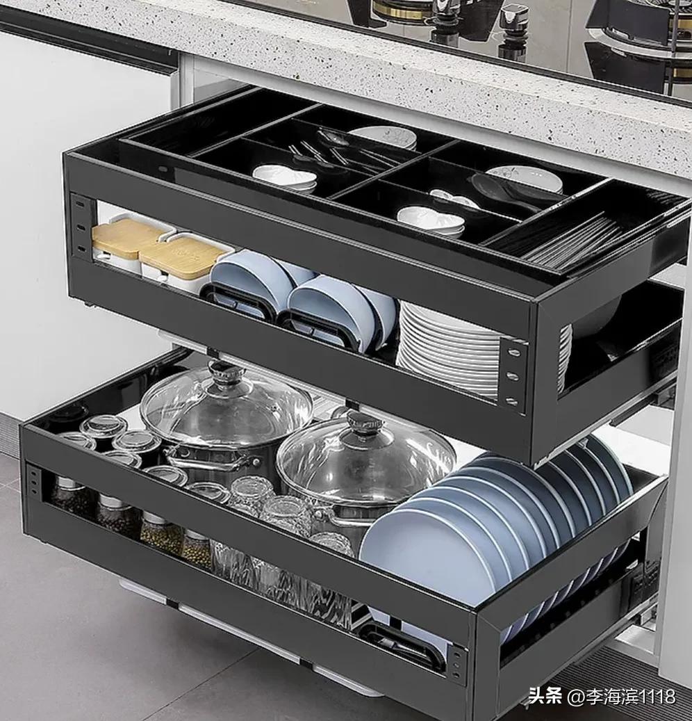 悍高橱柜厨房拉篮怎么使用,厨房拉篮怎么设计