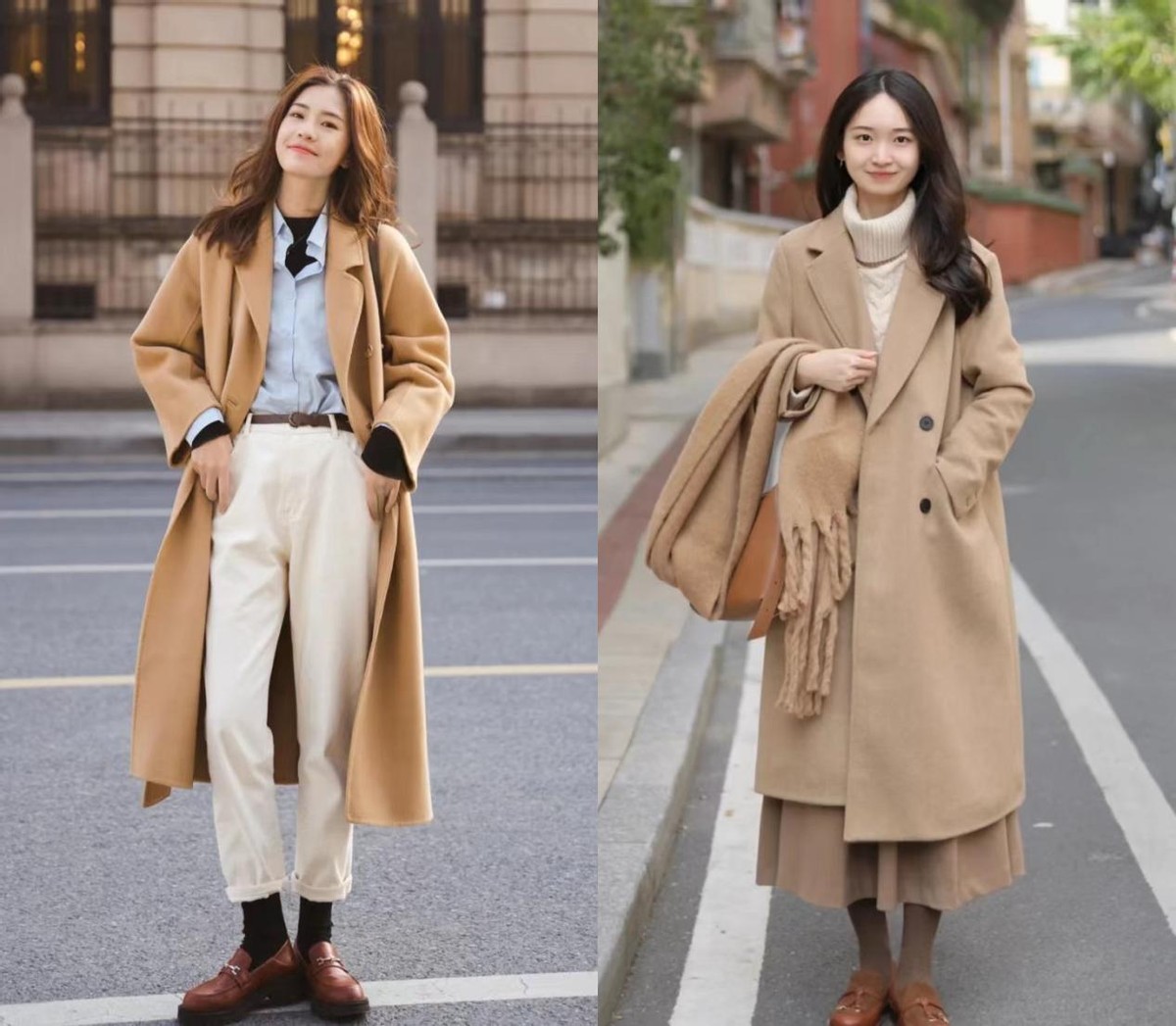 小个子穿大衣配什么裤子好看,配大衣的鞋子女冬季平底鞋