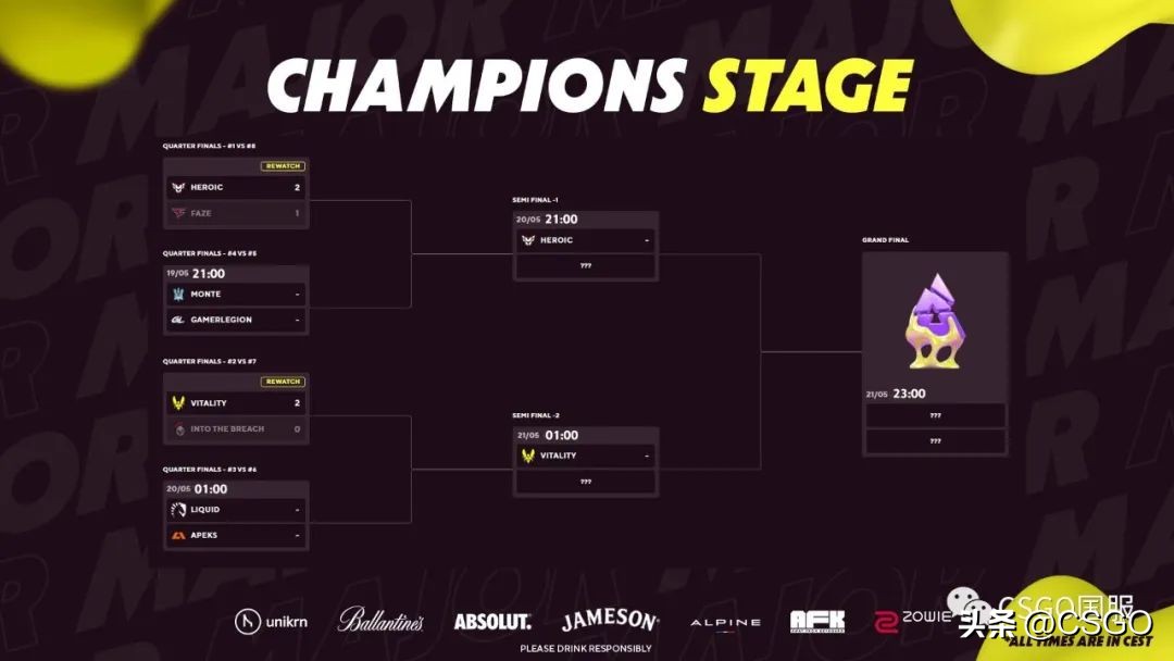 majorheroicvsvitality,巴黎major冠军赛