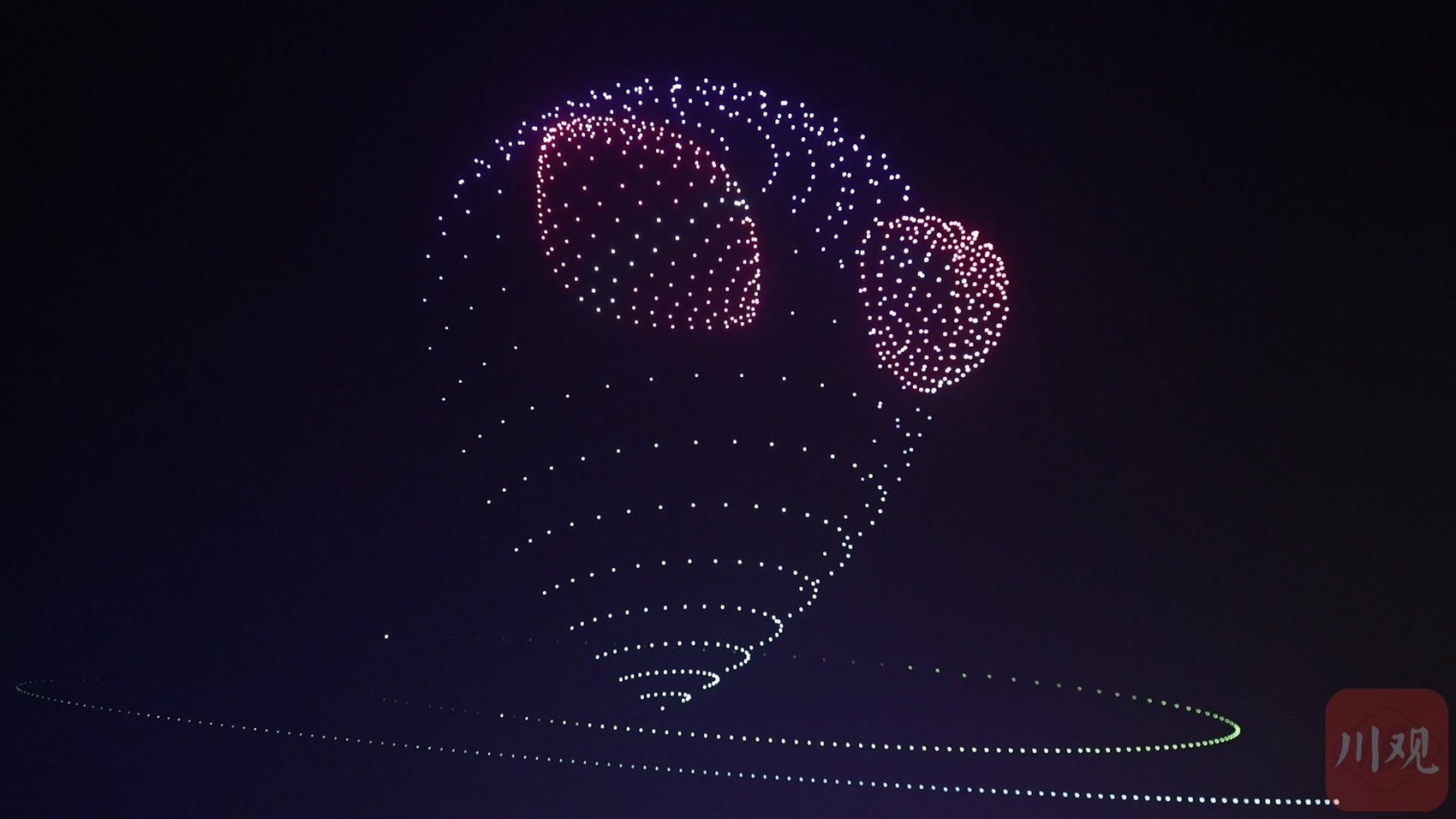 龙翔九天动画,龙飞九天无人机表演