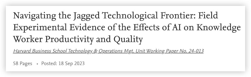 AI究竟有没有用?咨询巨头BCG做了个内测,大幅提升工作效率!