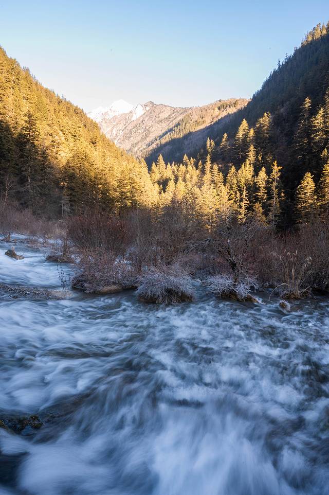 冬日九寨童话世界,九寨沟翠海蓝冰