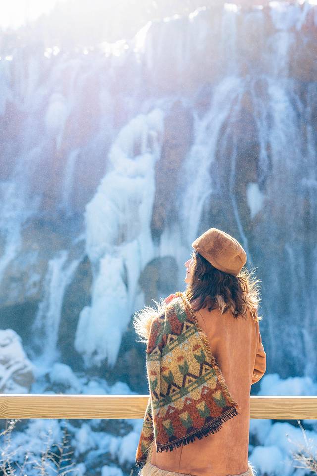 冬日九寨童话世界,九寨沟翠海蓝冰