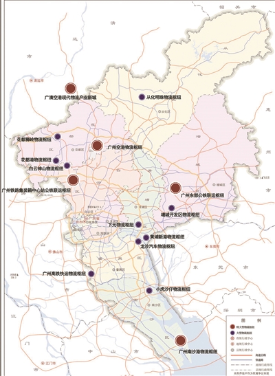 广州拟打造5个国际商业中心,广州规划三大中心